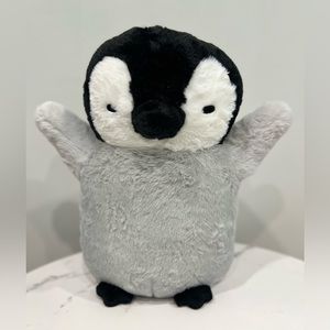 Amuse Penguin Plush w Hands up 16" NWT